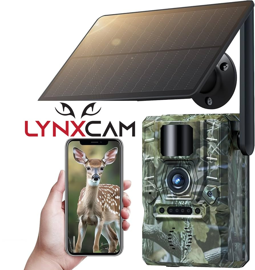 RESIGILAT LYNXCAM LX3 Camera Live 4G GPS Panou - Articole de Vanatoare