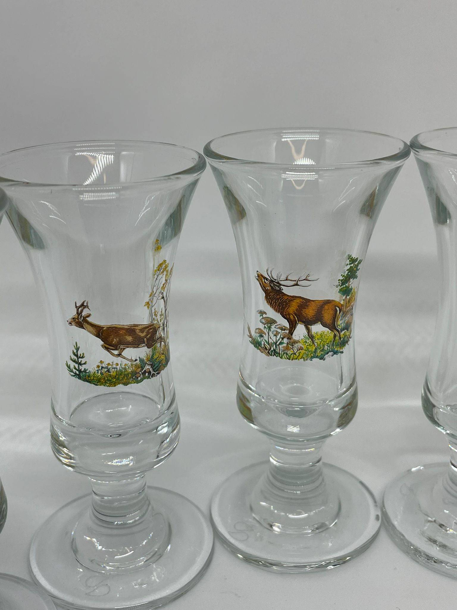 Set pahare shot picior motiv vanatoare - Articole de Vanatoare