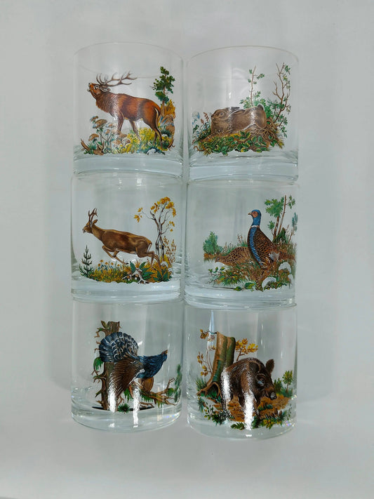 Set pahare whisky motiv vanatoare - Articole de Vanatoare