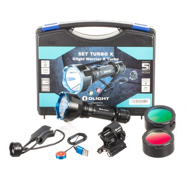 Set complet lanterna olight Warrior Turbo Kit - Articole de Vanatoare