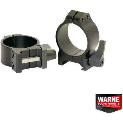 Set Inele detasare rapida sina weaver Warne 30mm - Articole de Vanatoare