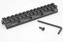 Sina inaltator Picatinny UTG Super Slim 12.7mm articolevanatoare aluminiu negru cu cheie si surub