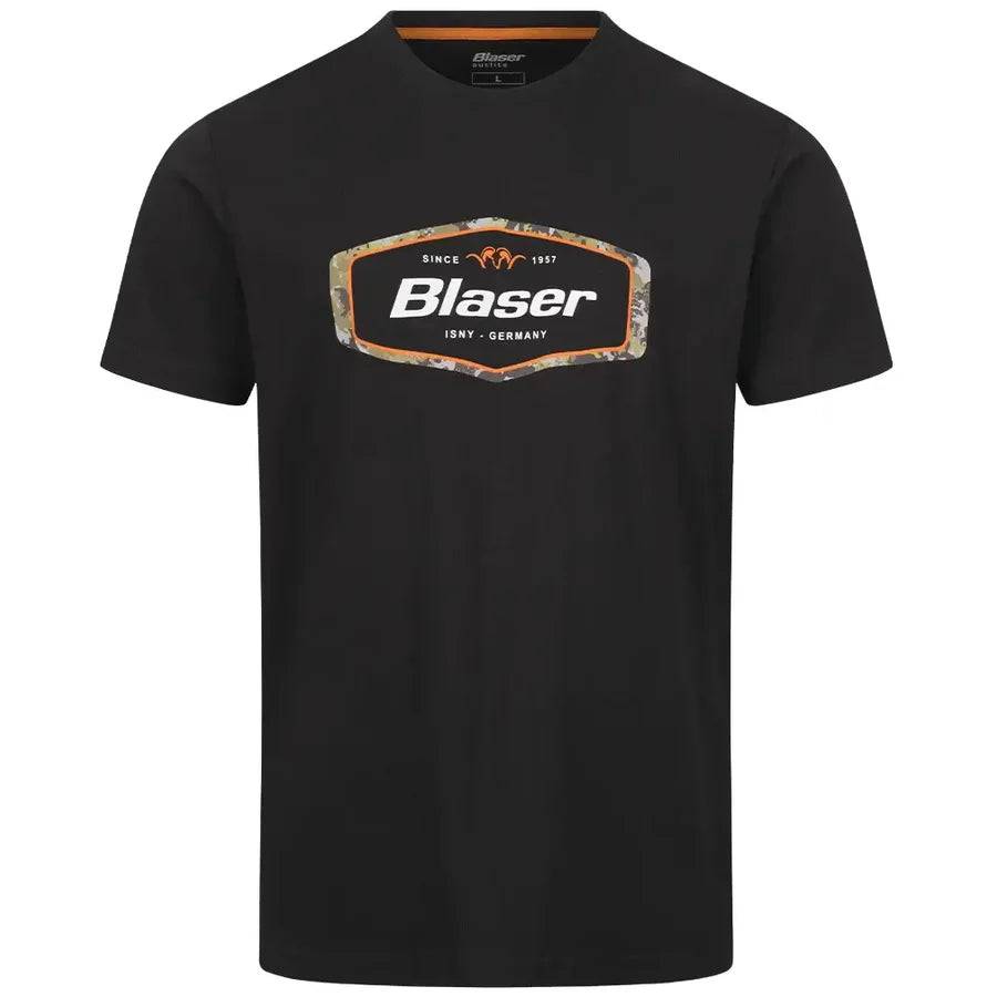 TRICOU BLASER BADGE 24 BLACK - Articole de Vanatoare