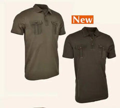 TRICOU BLASER POLO DAVID OLIVE MAR - Articole de Vanatoare