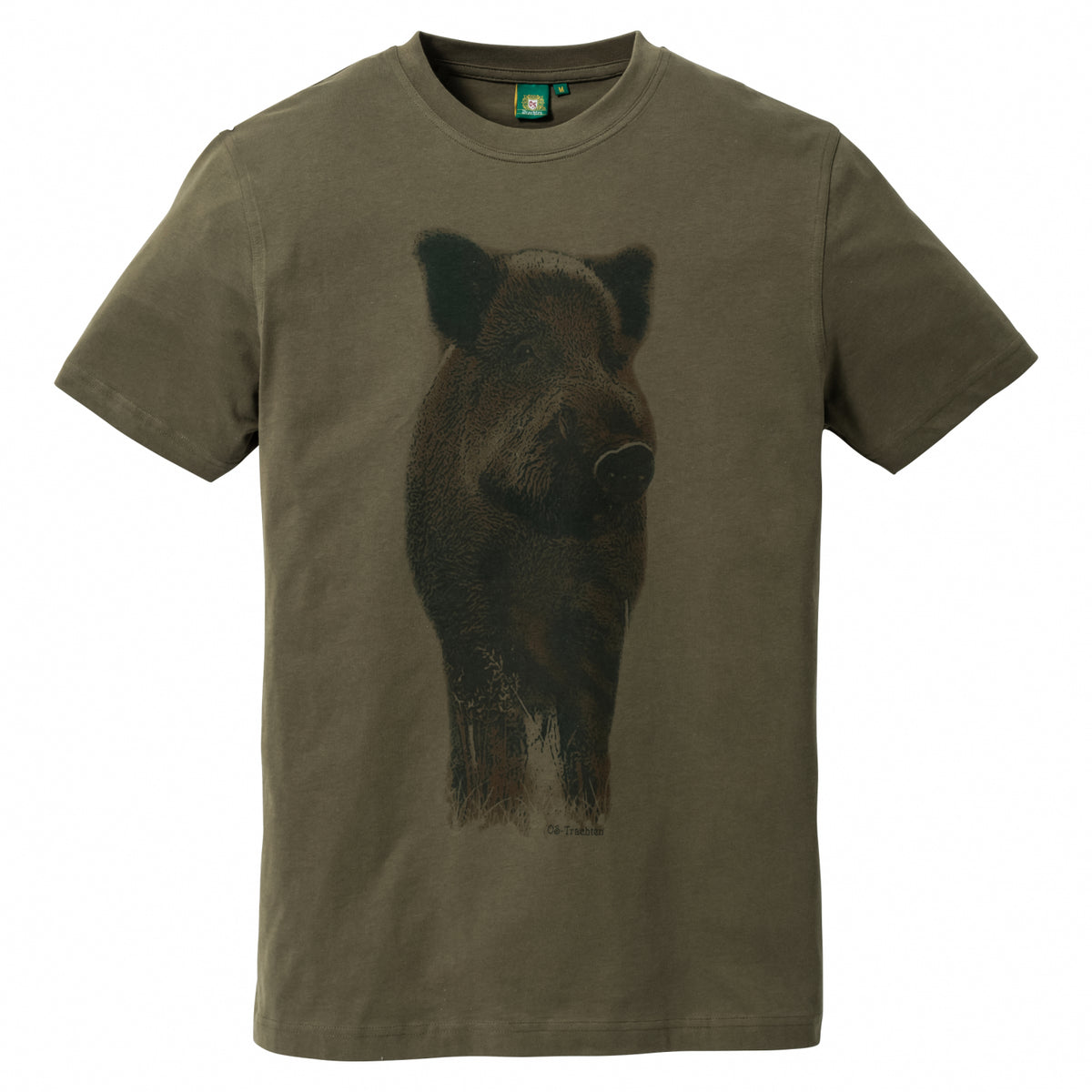 Tricou Orbis kaki imprimeu mistret - Articole de Vanatoare
