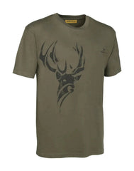 TRICOU TOTEM CERF KAKI VERNEY-CARRON - Articole de Vanatoare