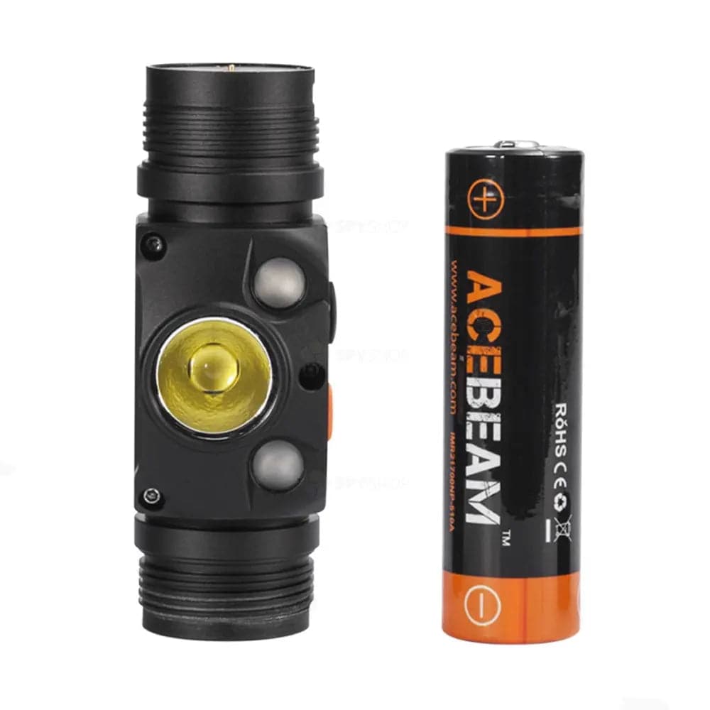 Lanterna profesionala pentru cap Acebeam H30 R+G, 4000 lumeni, 208 m