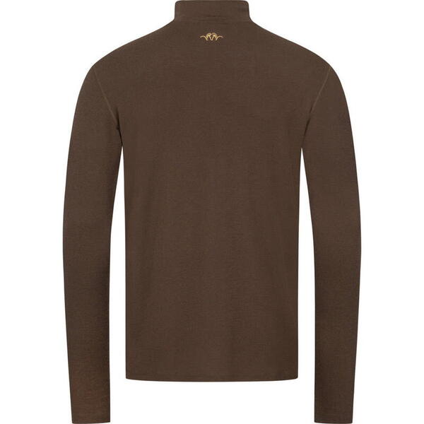 BLASER BLUZA BASE LAYER JONAR MERINO DARKBROWN