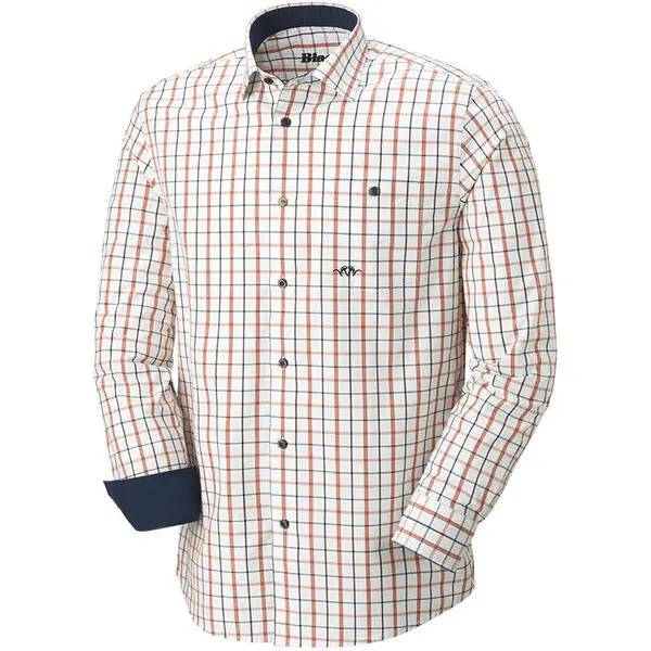 Camasa Blaser Oxford modern fit navy/orange marimea 3XL - Articole Vanatoare