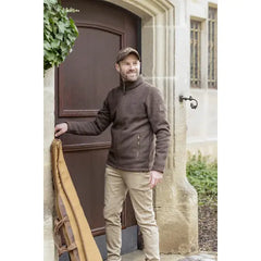 BLASER JACHETA PAMIR KNIT ARGALI DARK BROWN