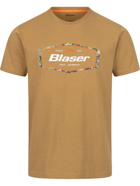 TRICOU BLASER  BADGE T 24  SAND - Articole Vanatoare