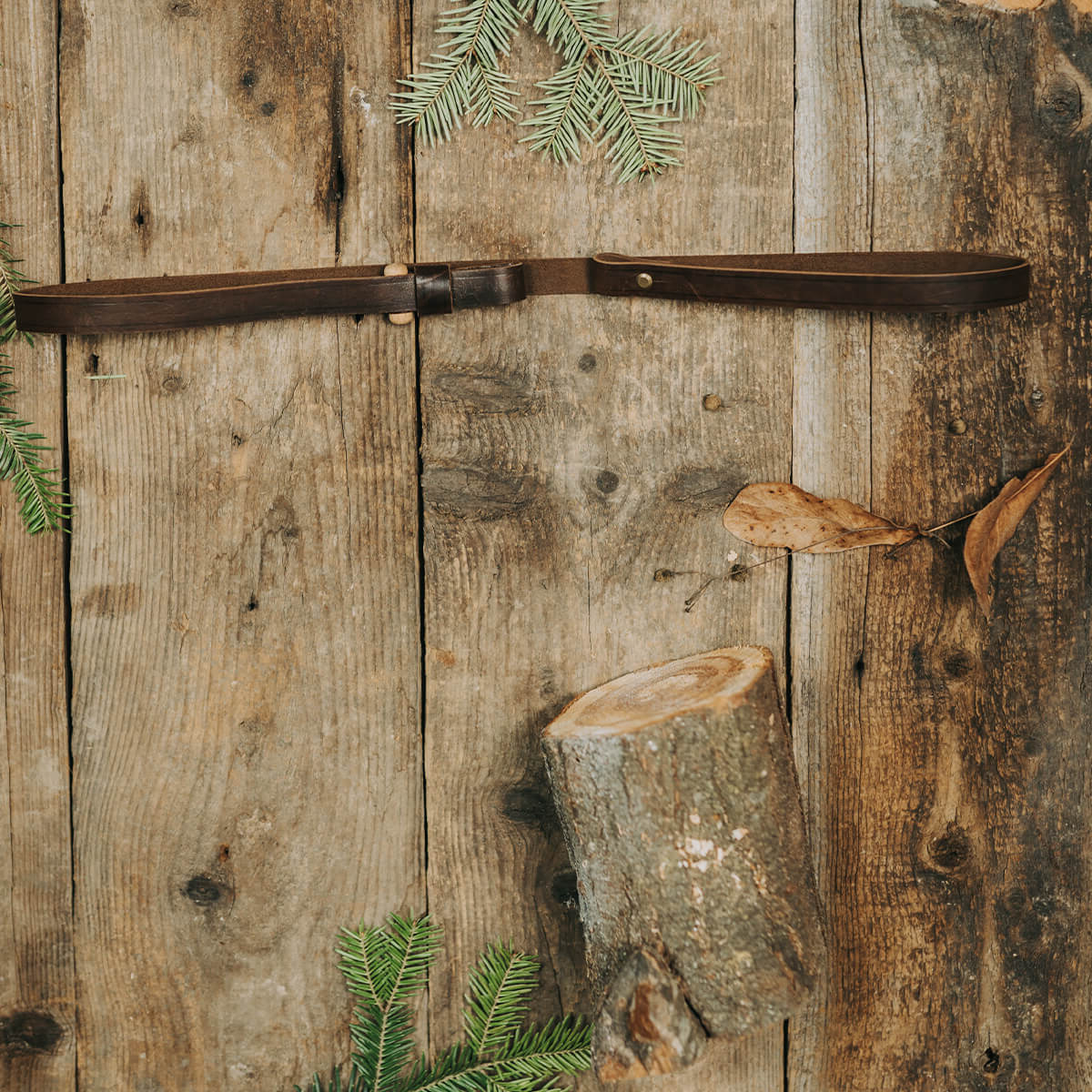 Curea arma md. 1L cu lemnisor piele