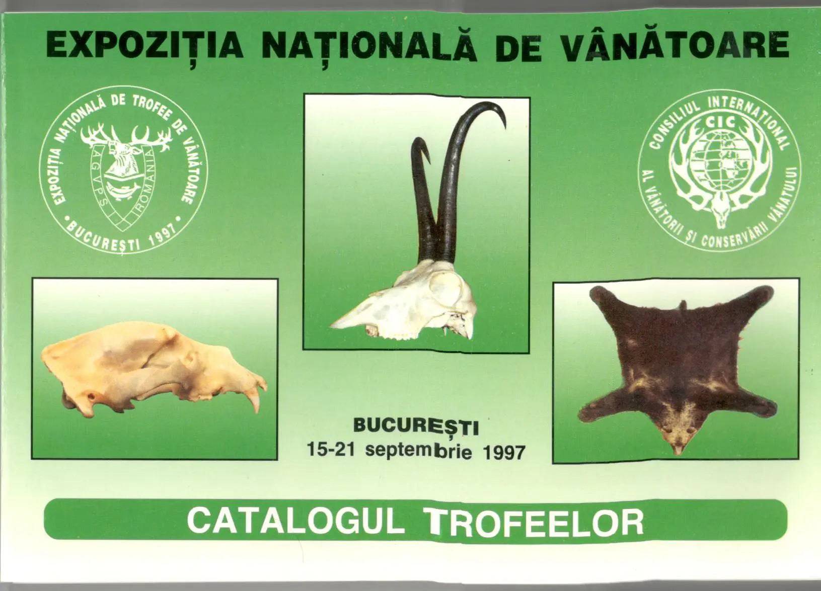 Carte de vanatoare Catalogul Trofeelor