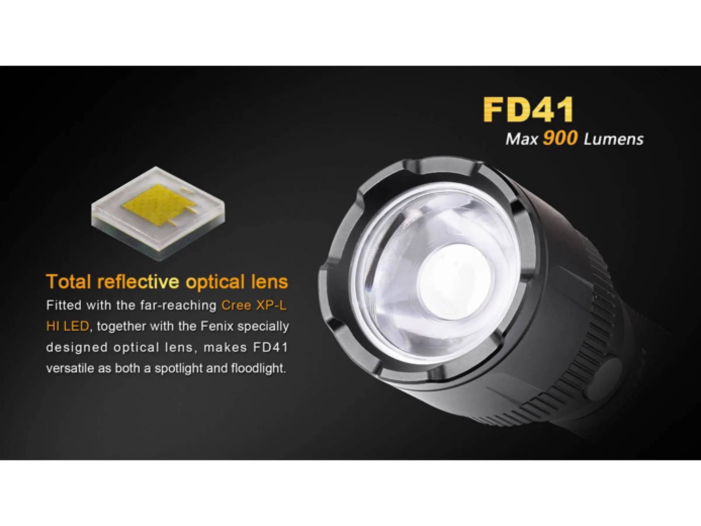 Lanterna Fenix FD41 cu focusare ajustabila