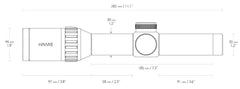 LUNETA VANTAGE WA 1-4×24 L4A/IR/30MM