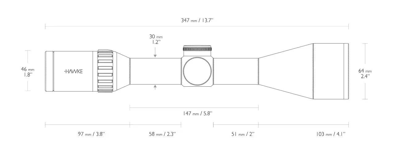 LUNETA VANTAGE WA 3-12×56 L4A/IR/30MM