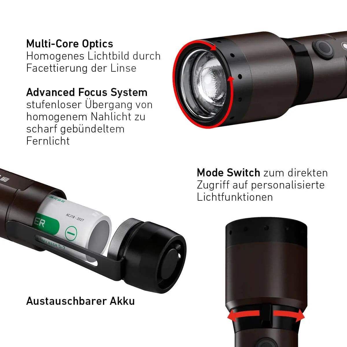 LANTERNA P7R SIGNATURE 2000LM/LI-ION +CABLU USB