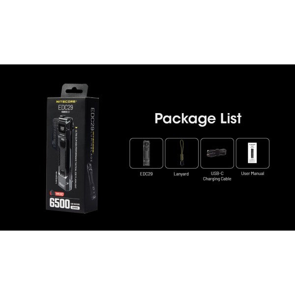 Nitecore EDC29 Lanterna Profesionala Reîncărcabilă
