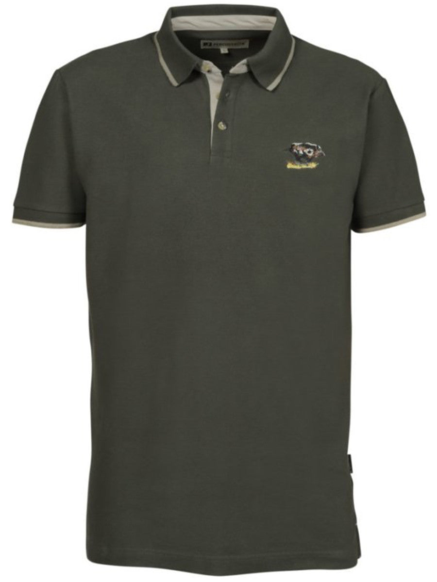 TRICOU POLO CU BRODERIE TREESCO