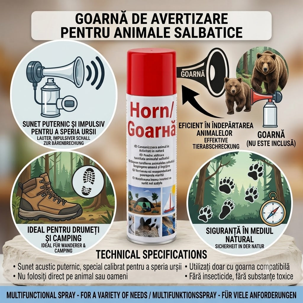 Rezerva Goarna Avertizare urs