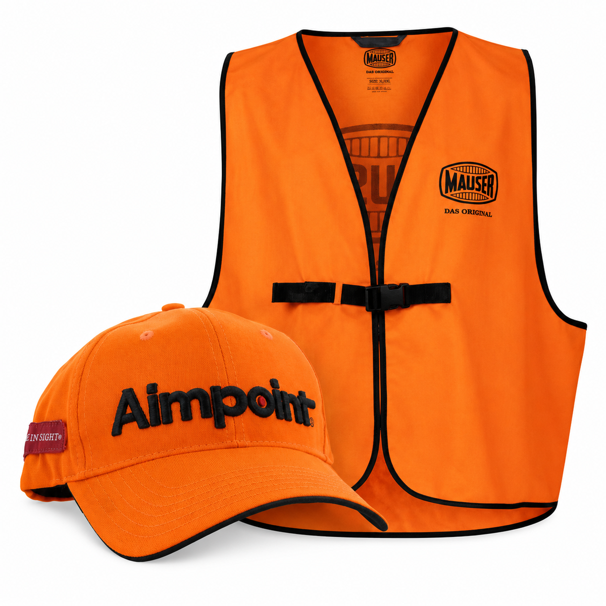 Set safety  sapca + vesta orange