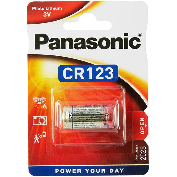 Baterie Panasonic Photo Lithium CR-123 - Articole Vanatoare