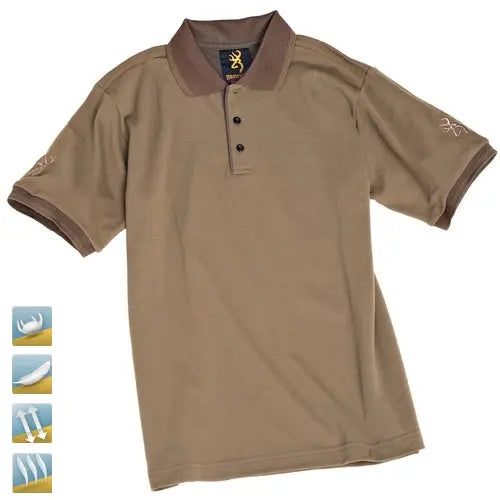 Tricou Browning Polo Savannah - Articole Vanatoare